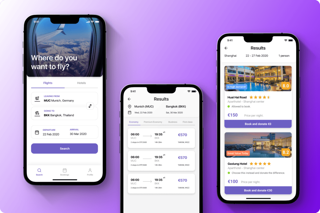 CSR Travel Tool mobile app product and UX/UI design by AK Visuals
